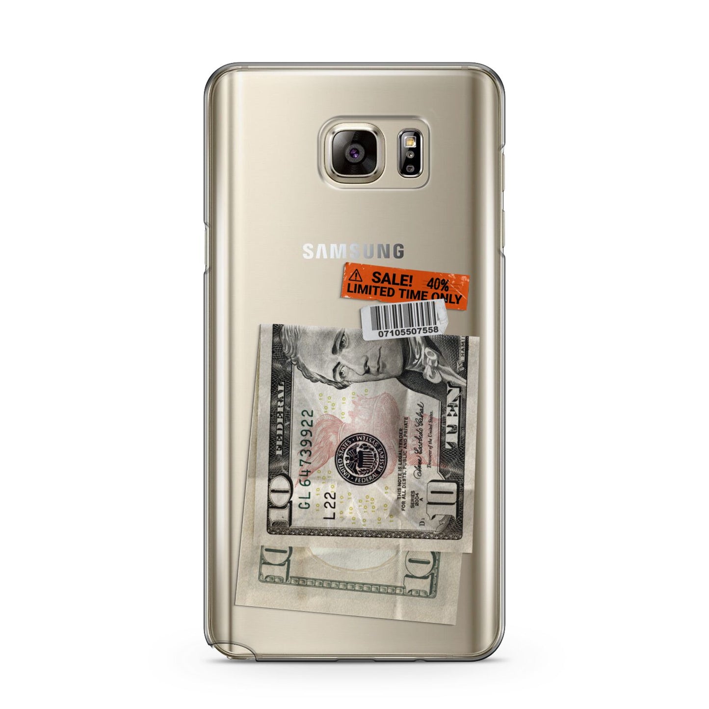 Money and Sale Sticker Samsung Galaxy Note 5 Case