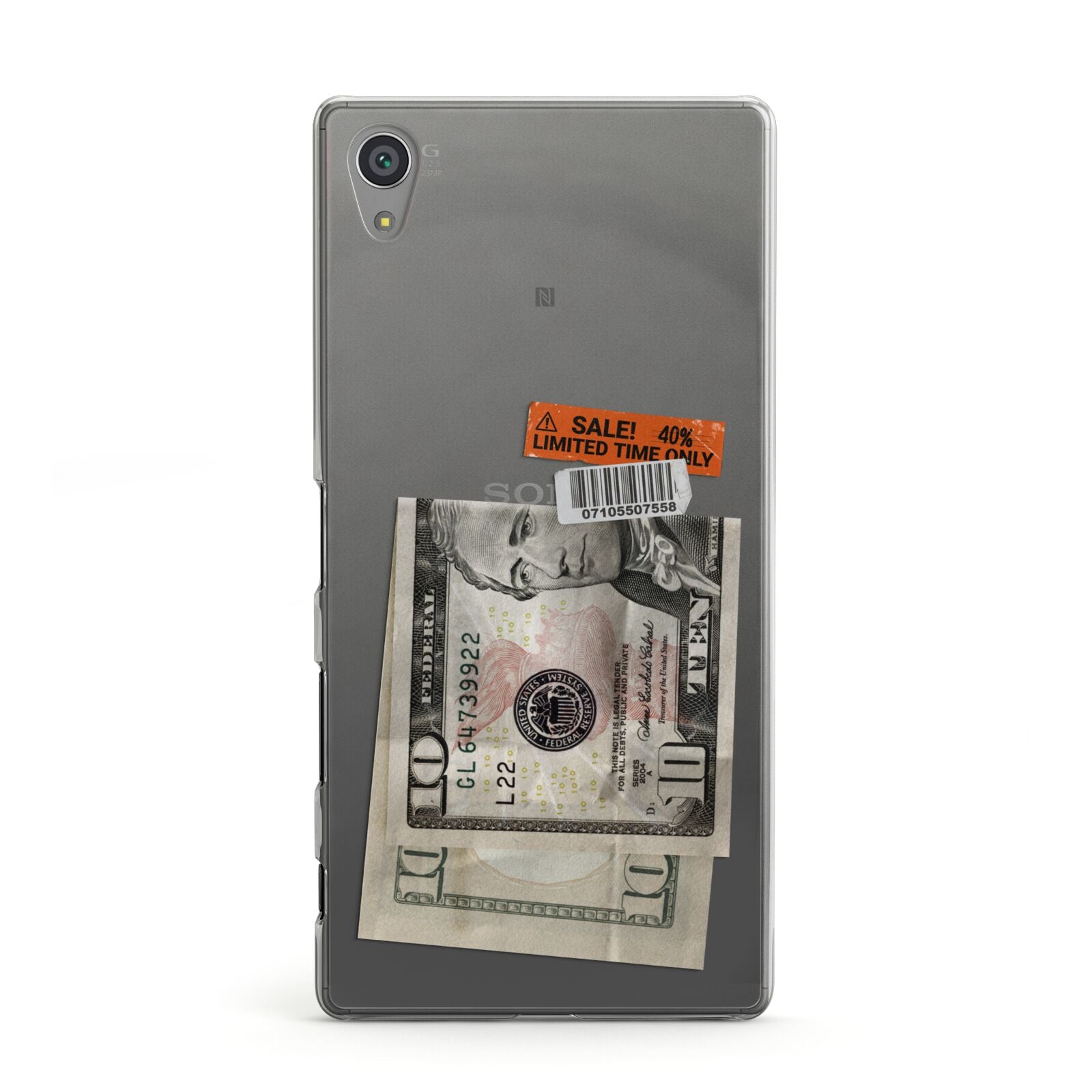 Money and Sale Sticker Sony Xperia Case