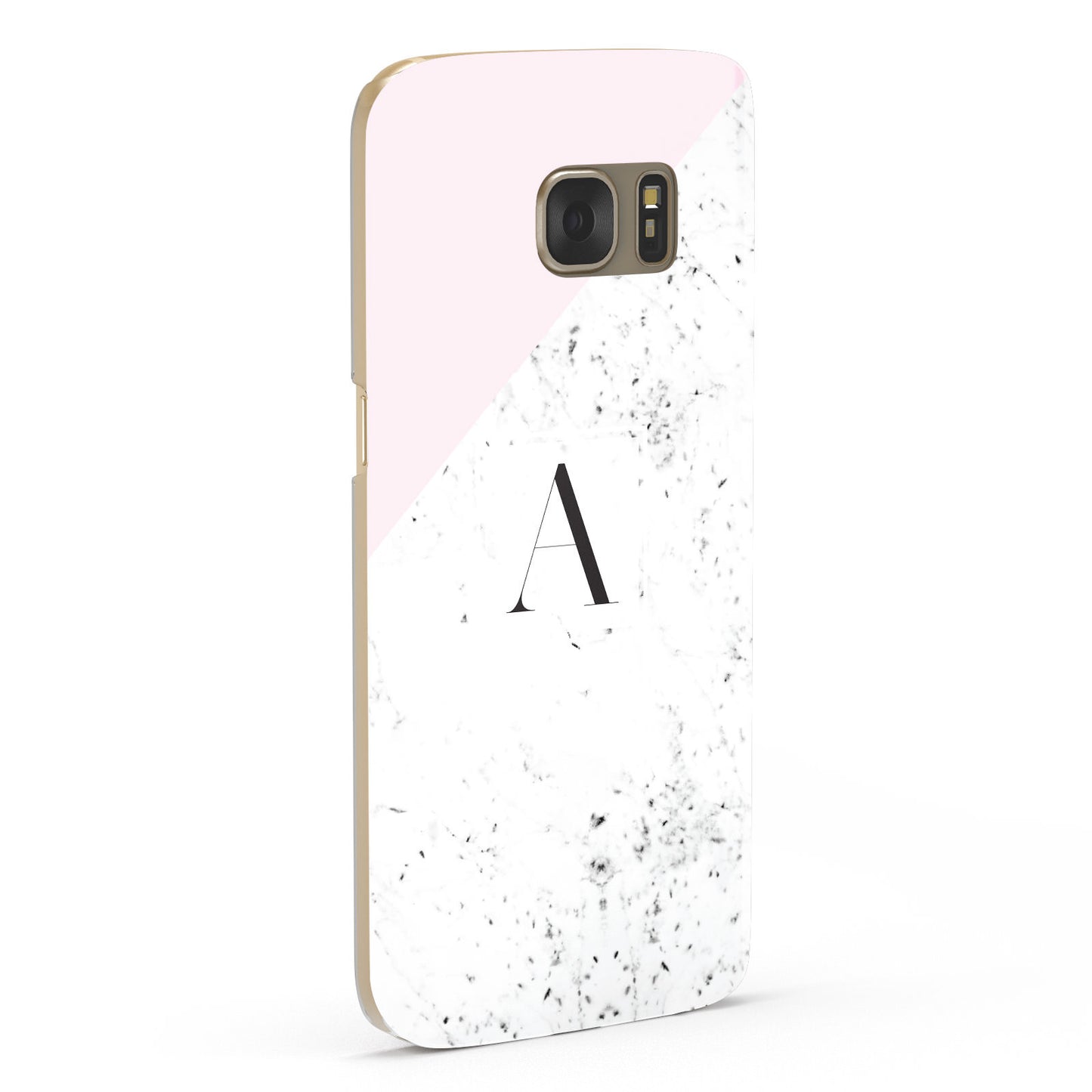 Personalised Monogram Initial Letter Marble Samsung Galaxy Case Fourty Five Degrees