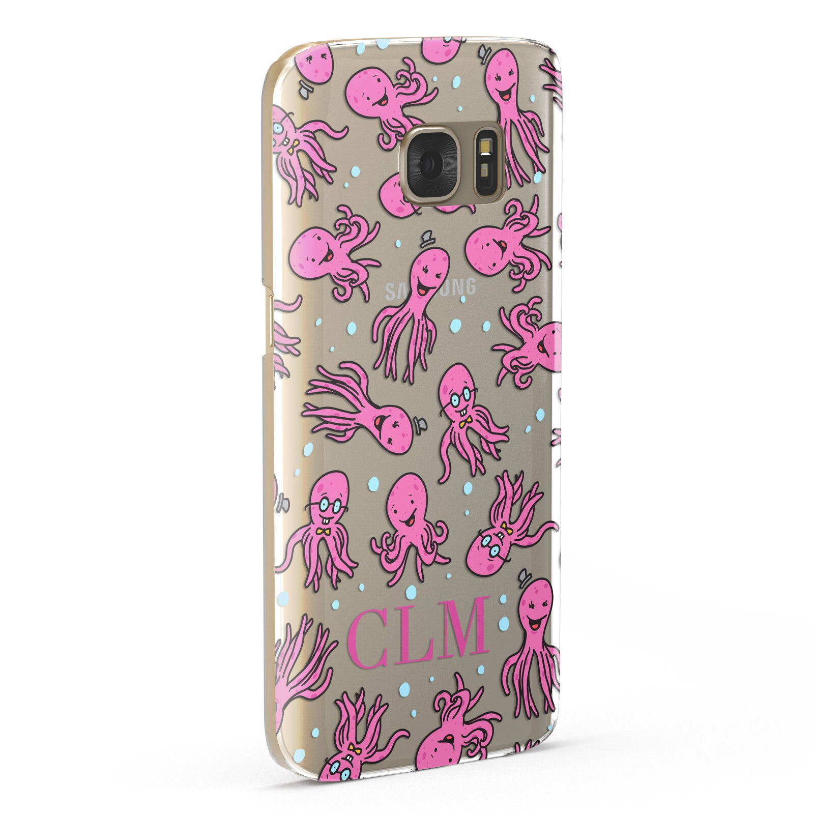 Personalised Octopus Initials Samsung Galaxy Case Fourty Five Degrees