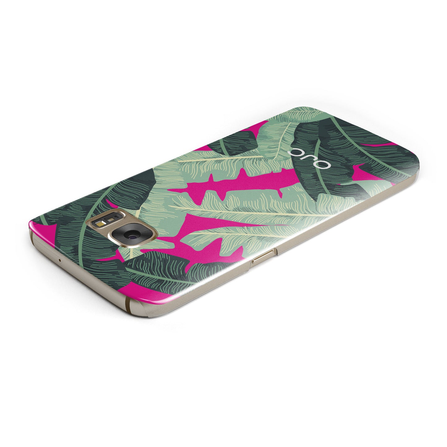 Personalised Banana Leaves Samsung Galaxy Case Top Cutout