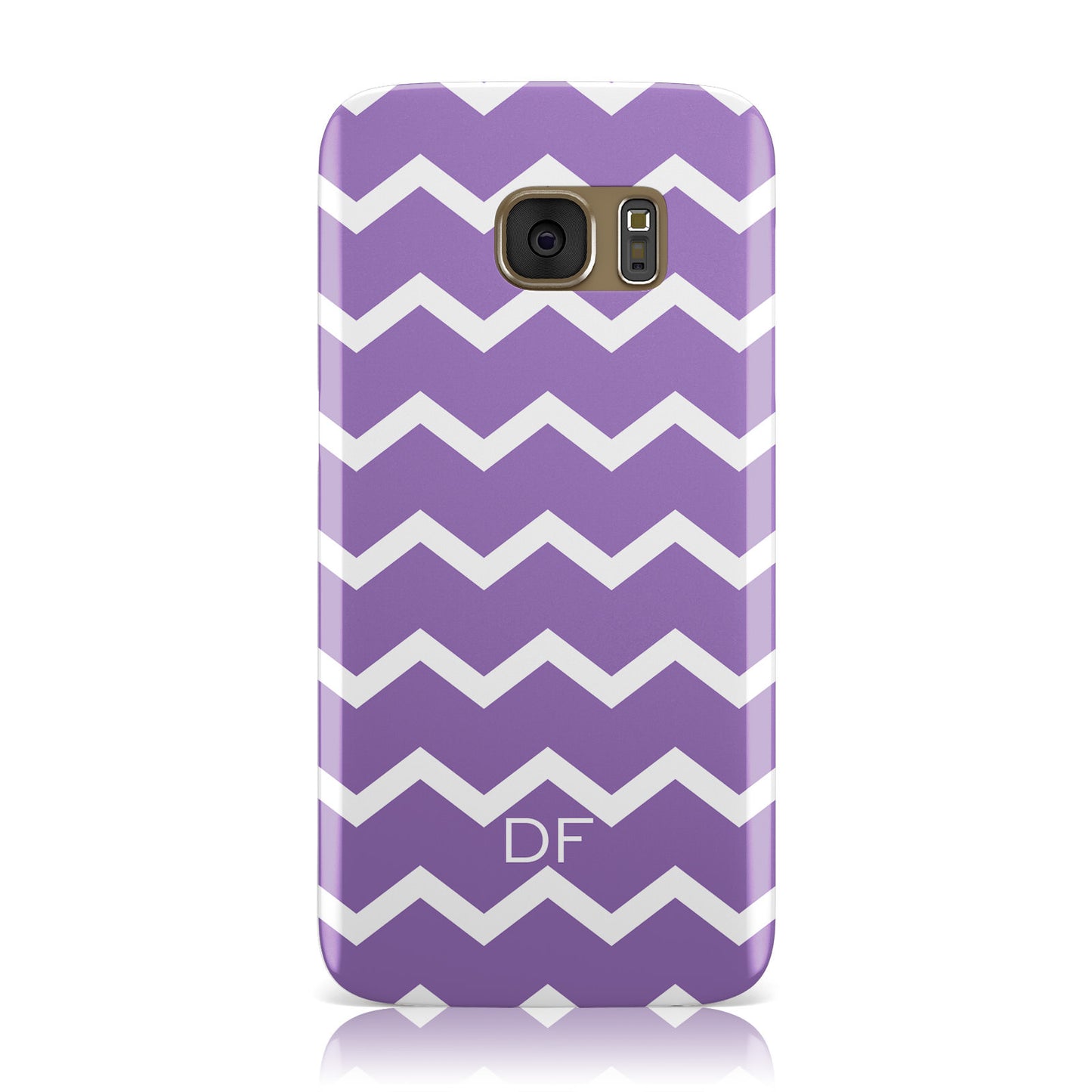 Personalised Chevron Purple Samsung Galaxy Case