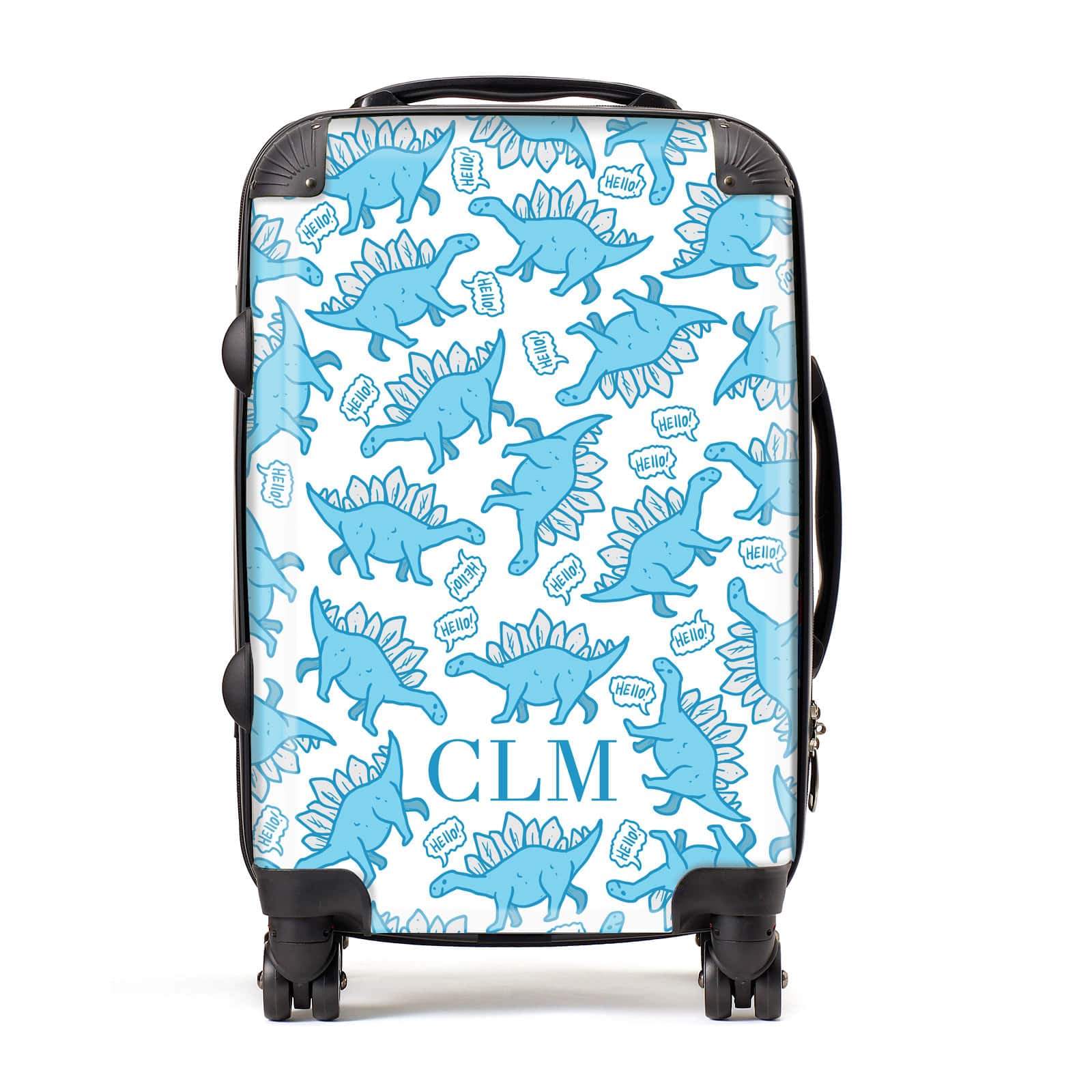 Personalised Dinosaur Initials Suitcase