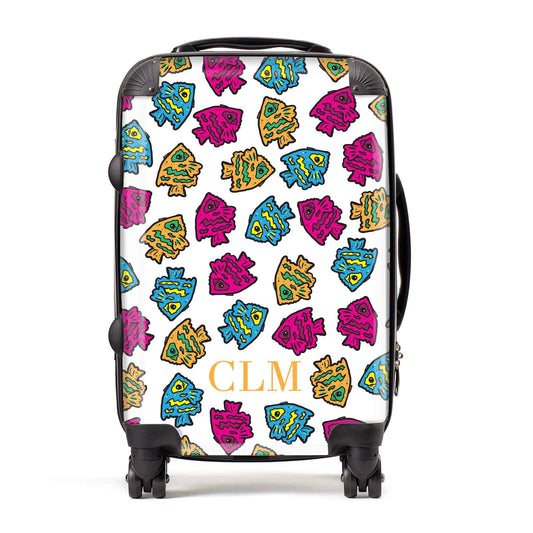 Personalised Fish Initials Suitcase