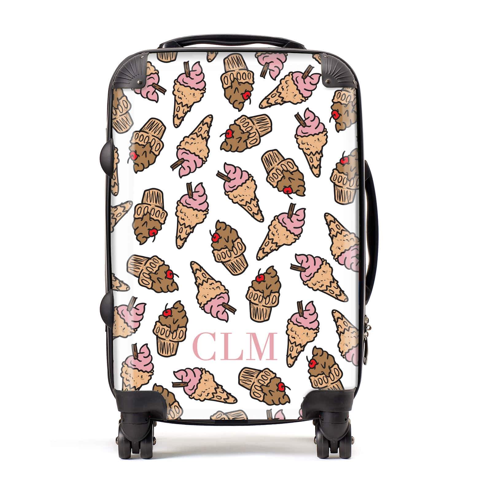 Personalised Ice Creams Initials Suitcase