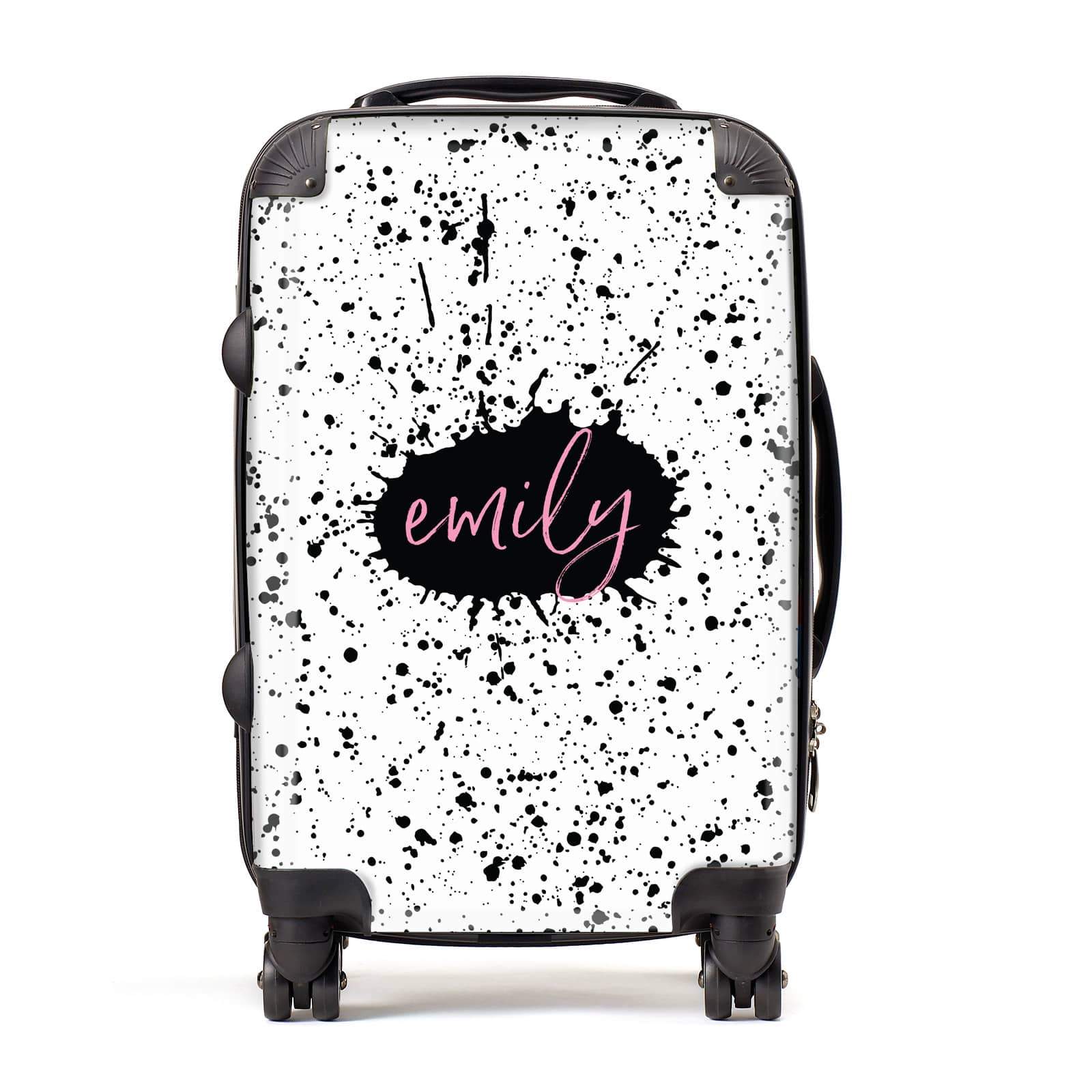 Personalised Ink Splatter Suitcase