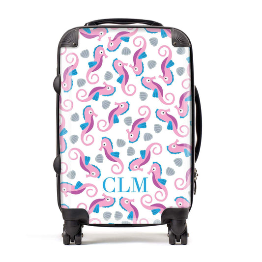 Personalised Sea Horse Initials Suitcase