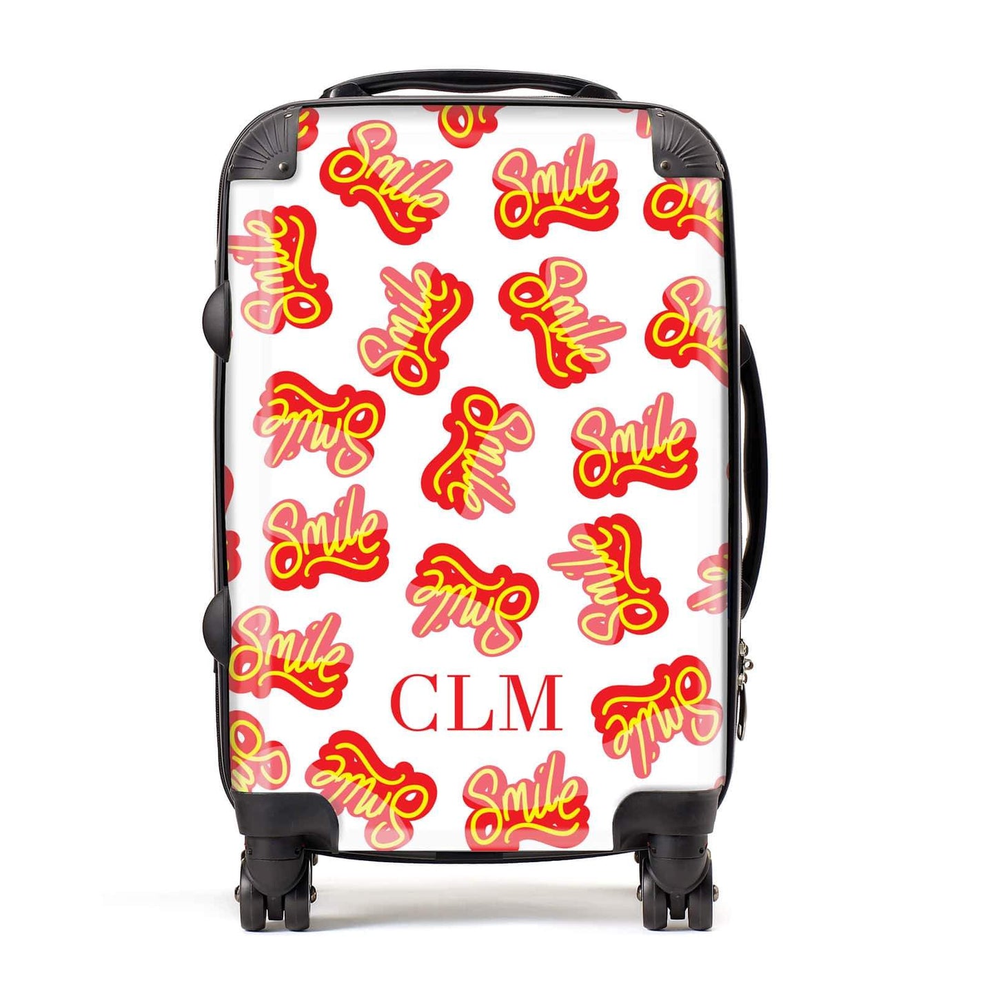 Personalised Smile Initials Suitcase