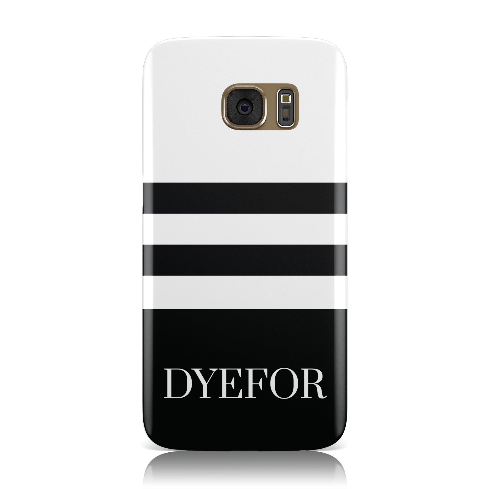 Personalised Striped Name Samsung Galaxy Case