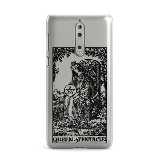 Queen of Pentacles Monochrome Nokia Case