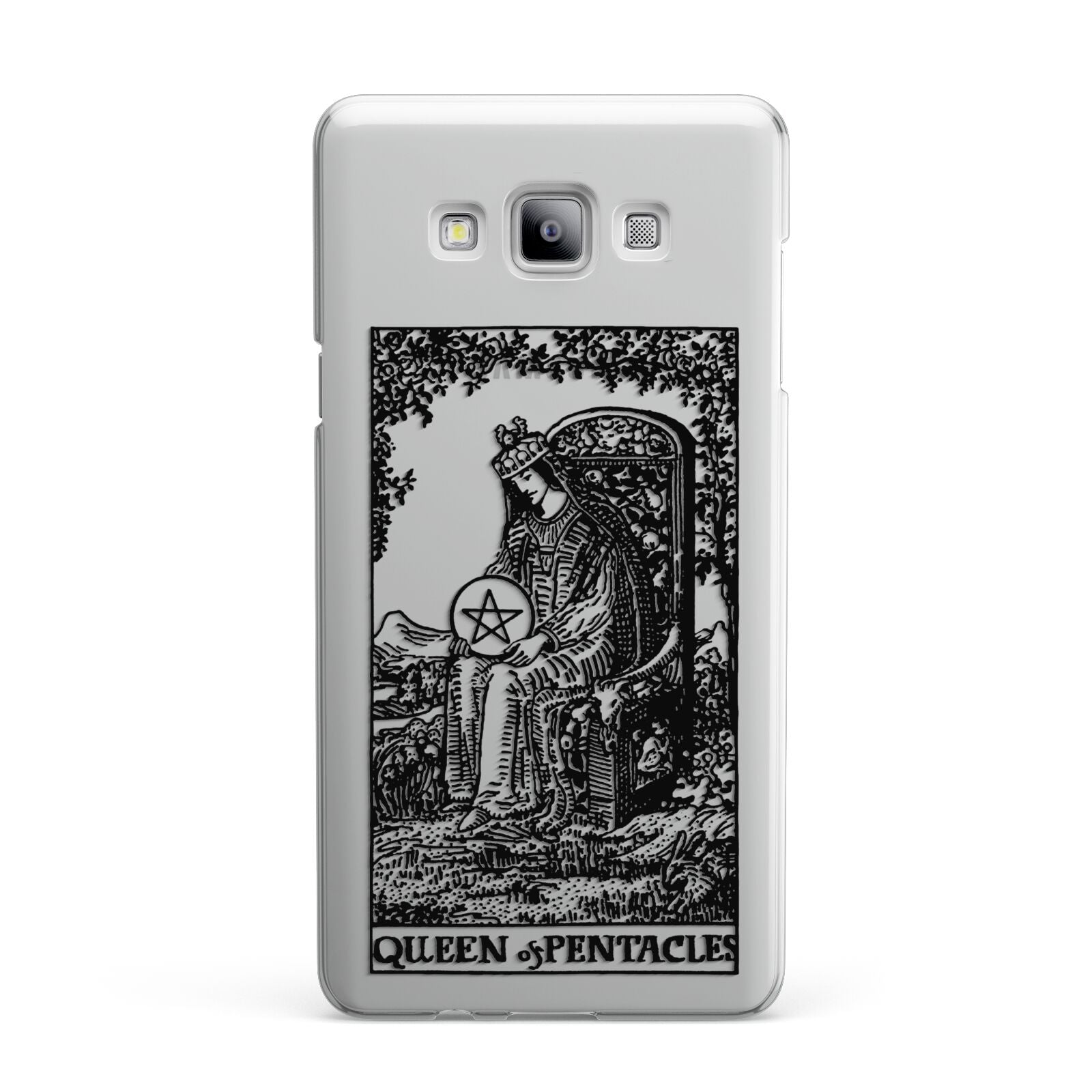 Queen of Pentacles Monochrome Samsung Galaxy A7 2015 Case