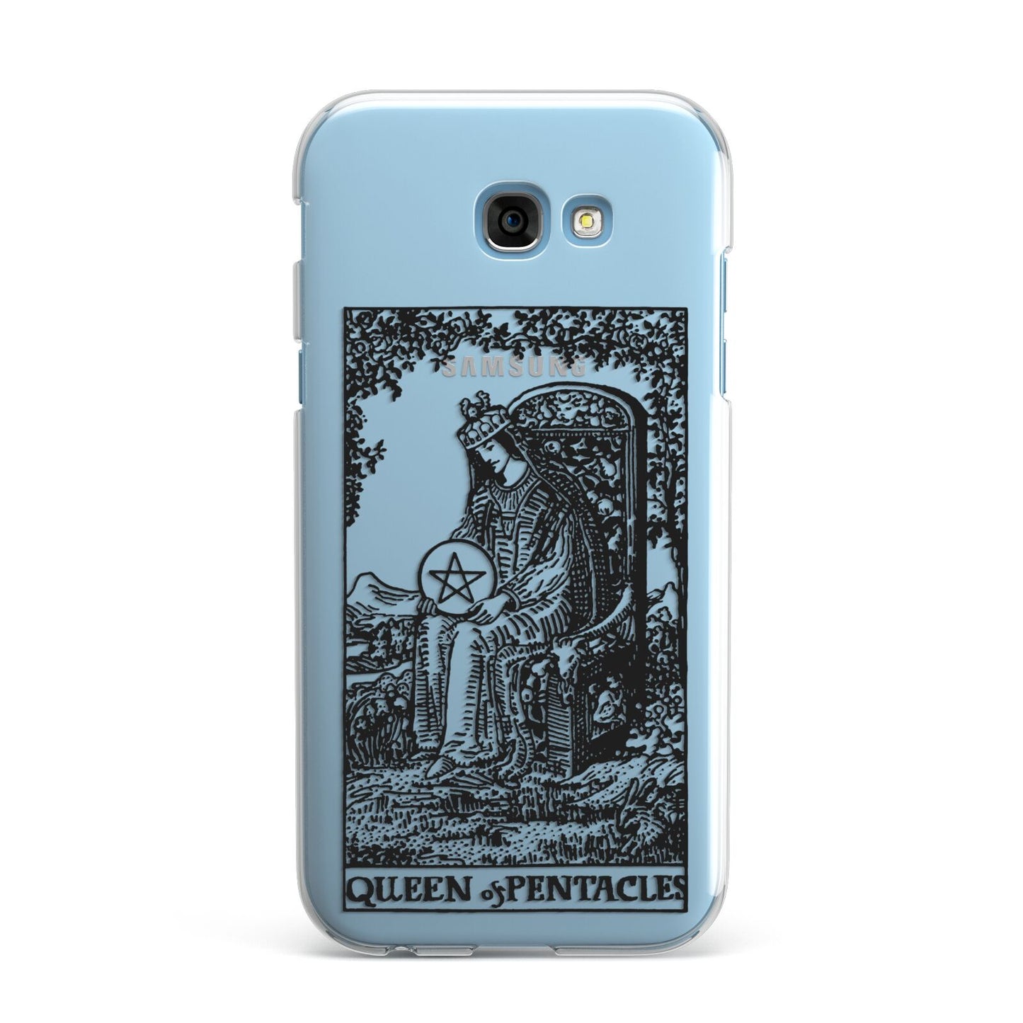 Queen of Pentacles Monochrome Samsung Galaxy A7 2017 Case