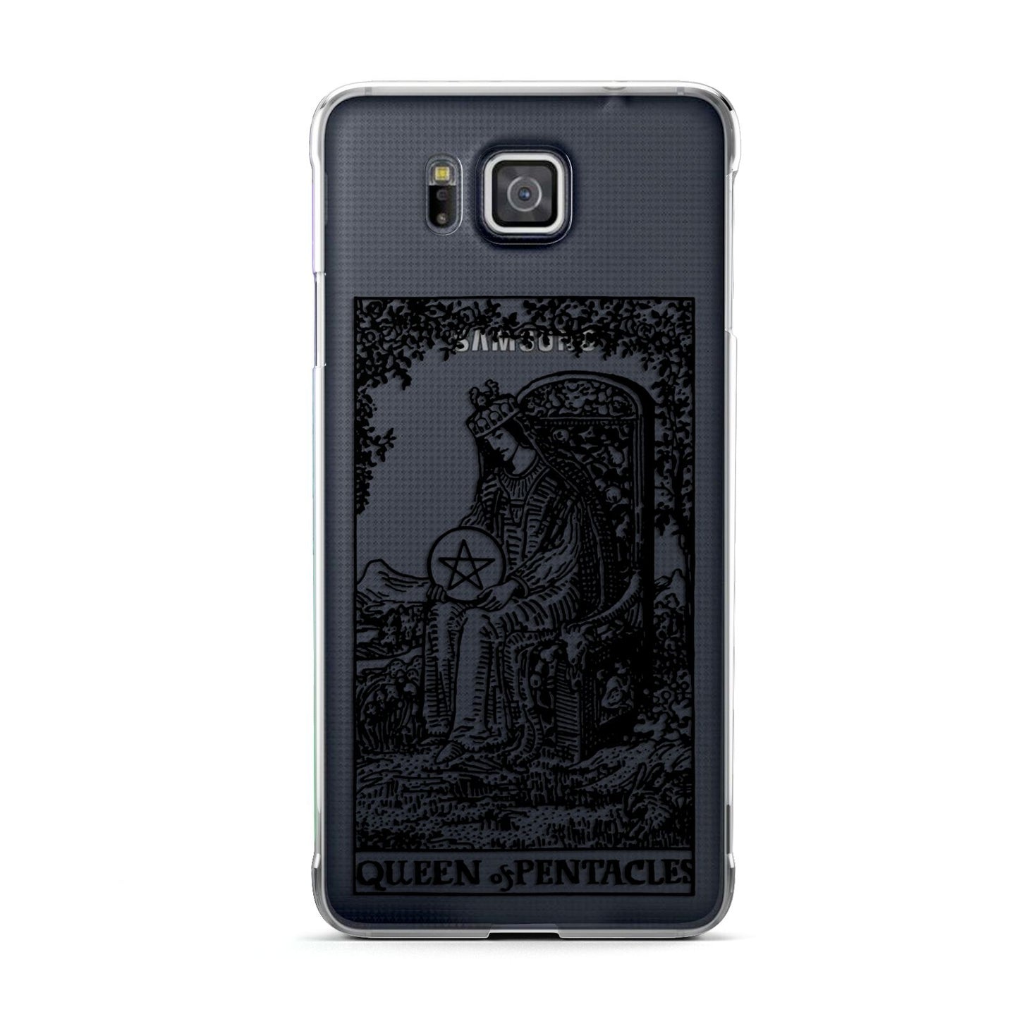 Queen of Pentacles Monochrome Samsung Galaxy Alpha Case