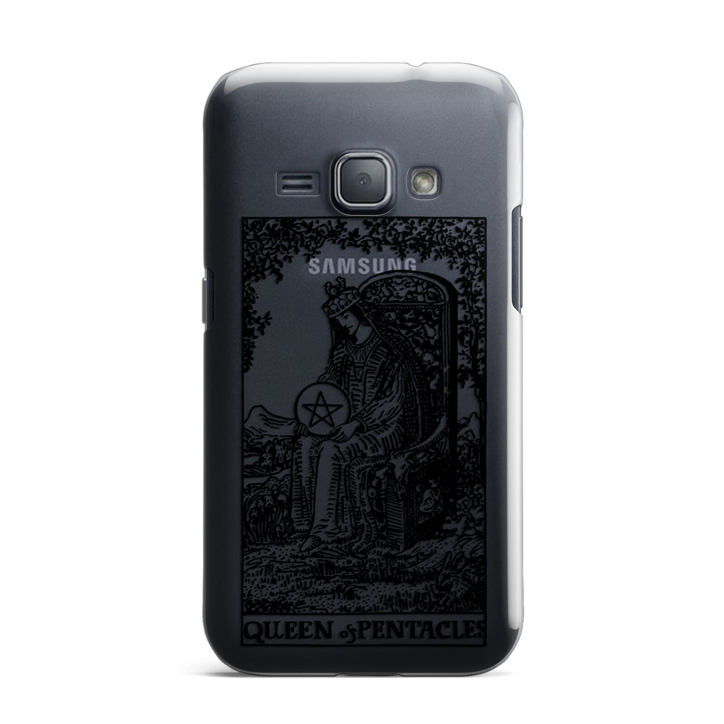 Queen of Pentacles Monochrome Samsung Galaxy J1 2016 Case