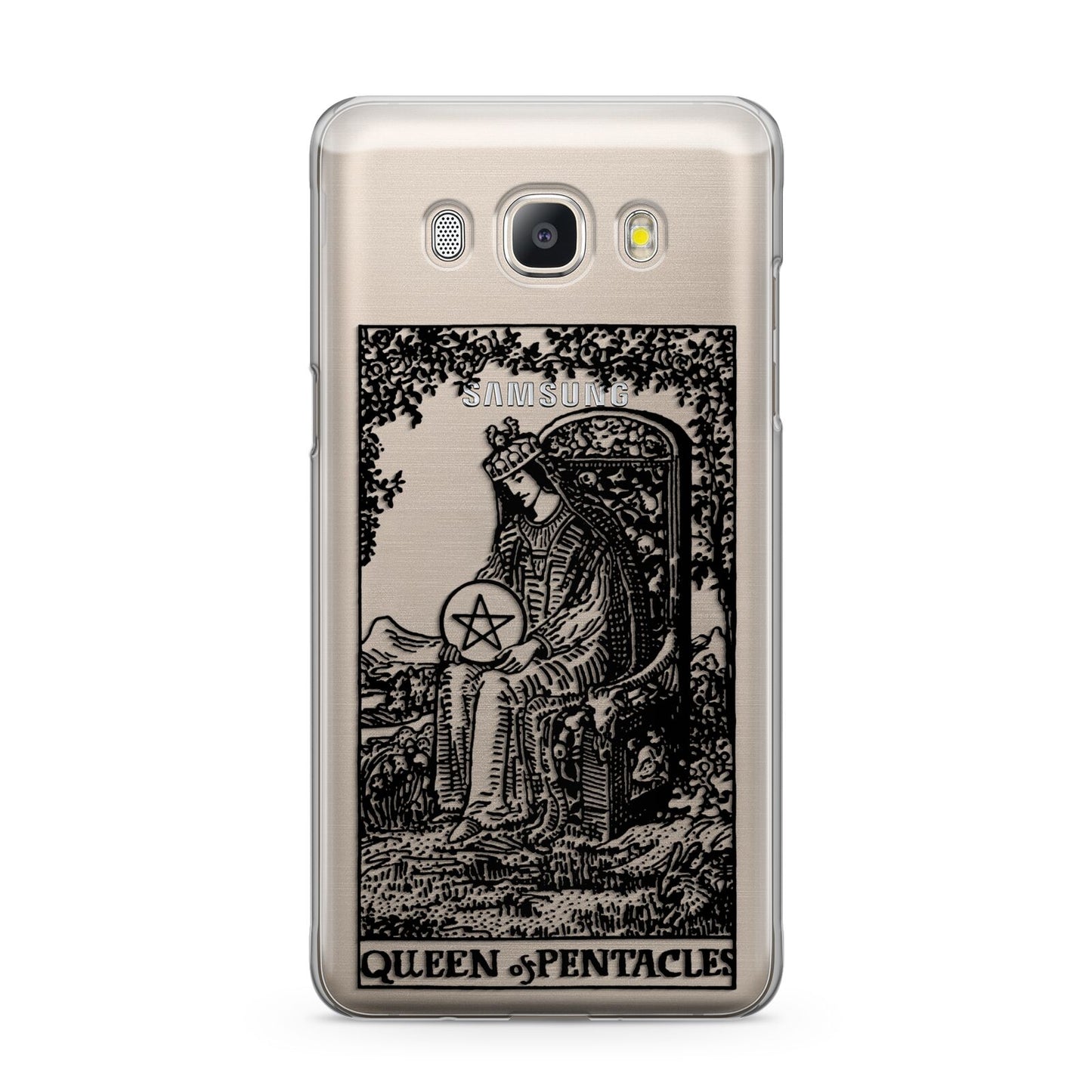 Queen of Pentacles Monochrome Samsung Galaxy J5 2016 Case