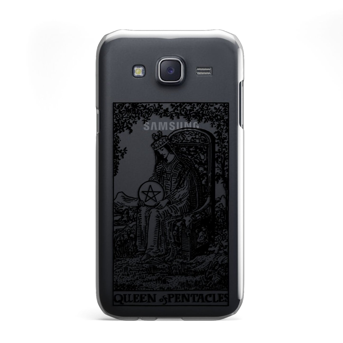 Queen of Pentacles Monochrome Samsung Galaxy J5 Case