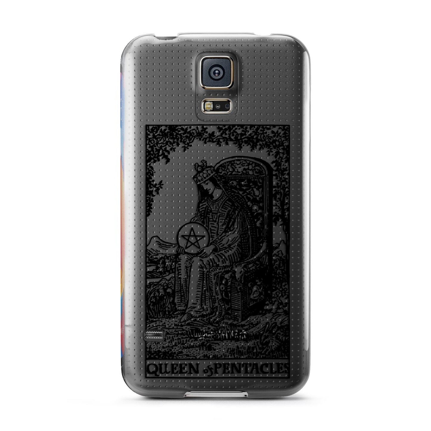 Queen of Pentacles Monochrome Samsung Galaxy S5 Case