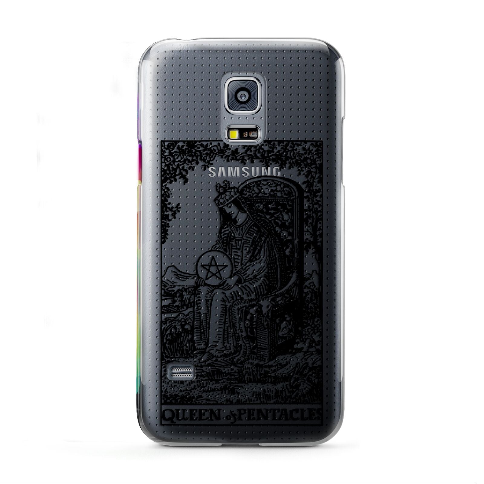 Queen of Pentacles Monochrome Samsung Galaxy S5 Mini Case