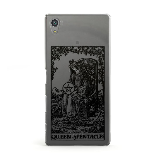 Queen of Pentacles Monochrome Sony Xperia Case