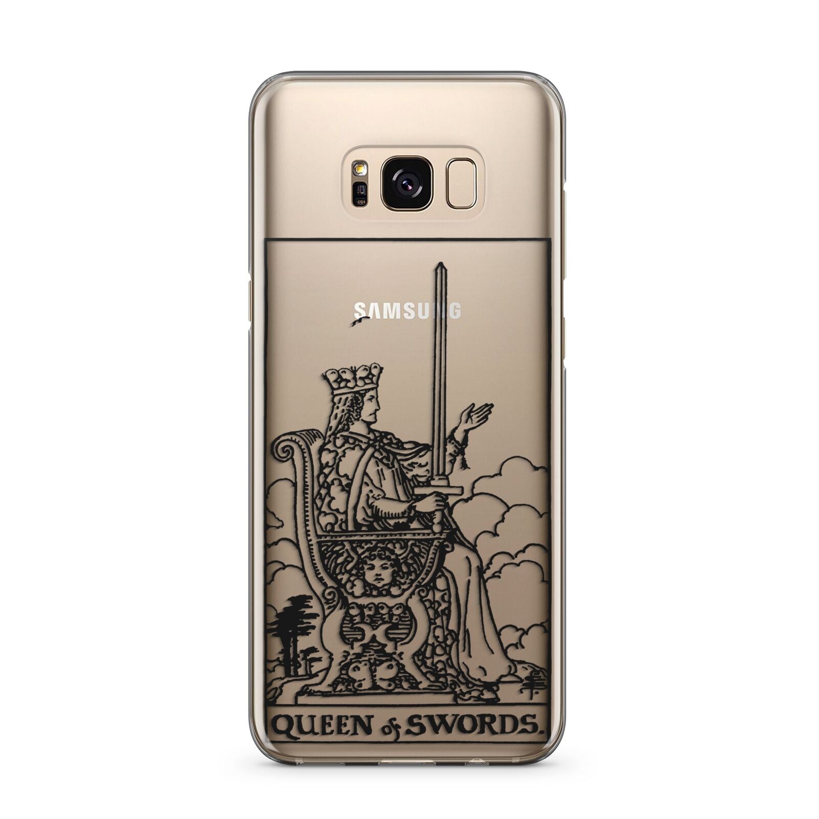 Queen of Swords Monochrome Samsung Galaxy S8 Plus Case