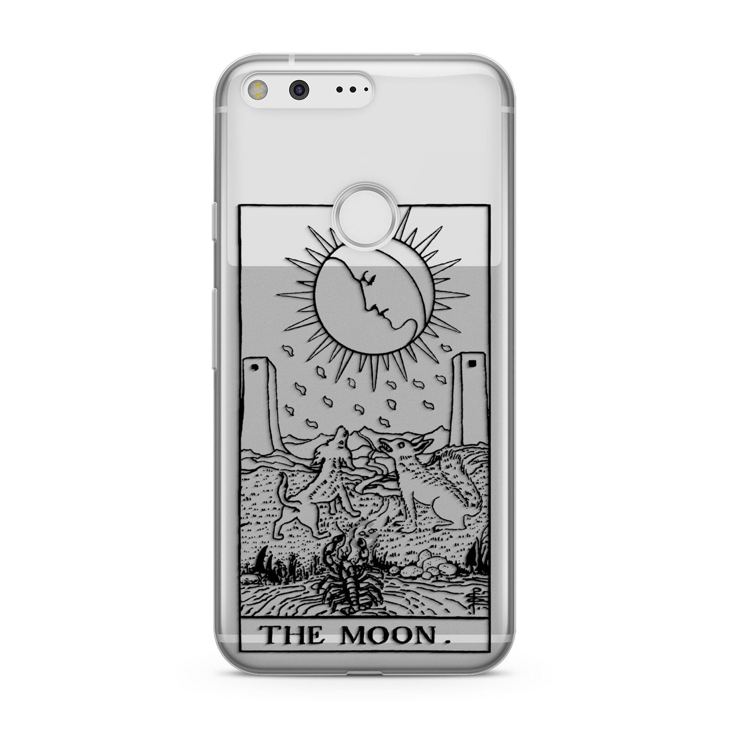 The Moon Monochrome Google Pixel Case