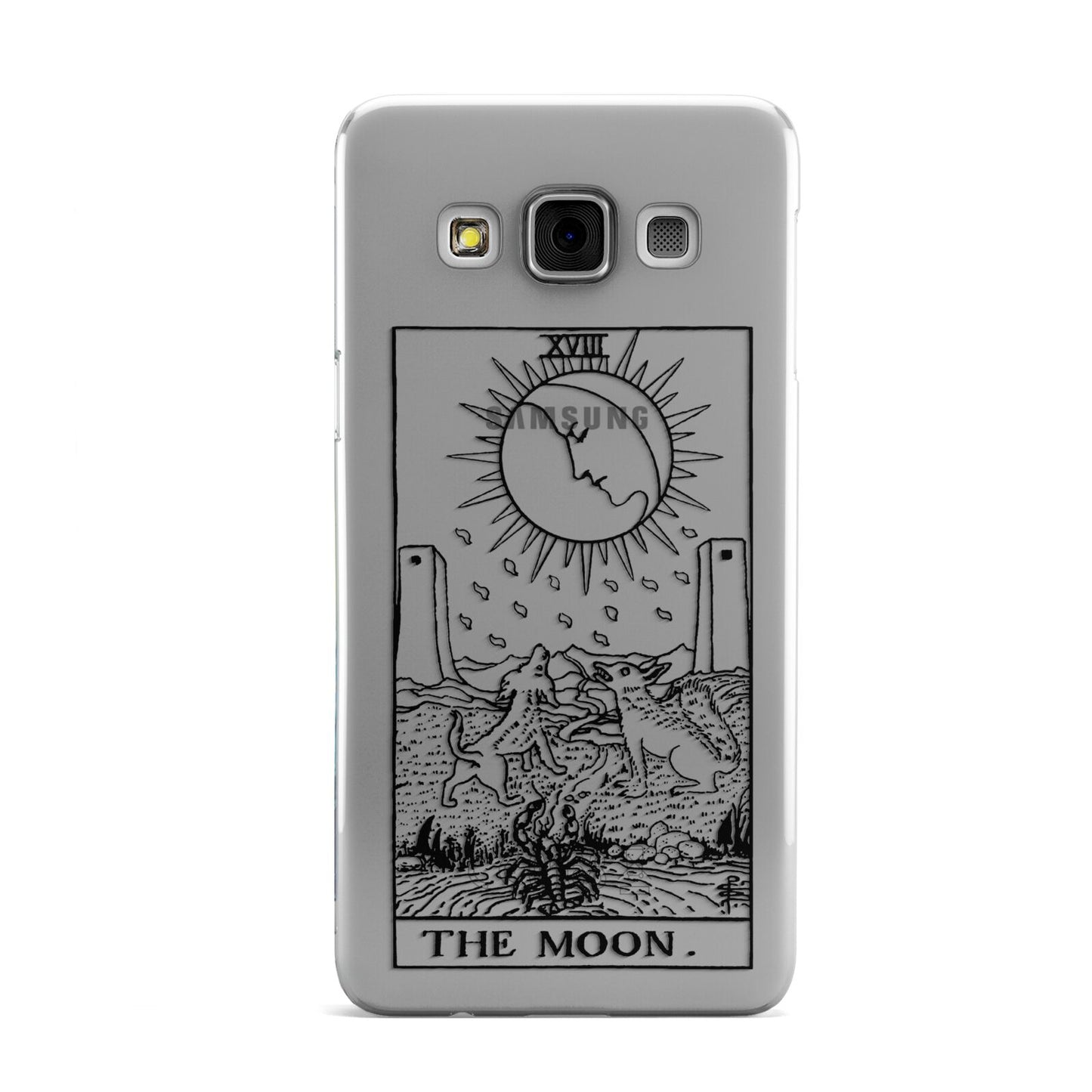 The Moon Monochrome Samsung Galaxy A3 Case