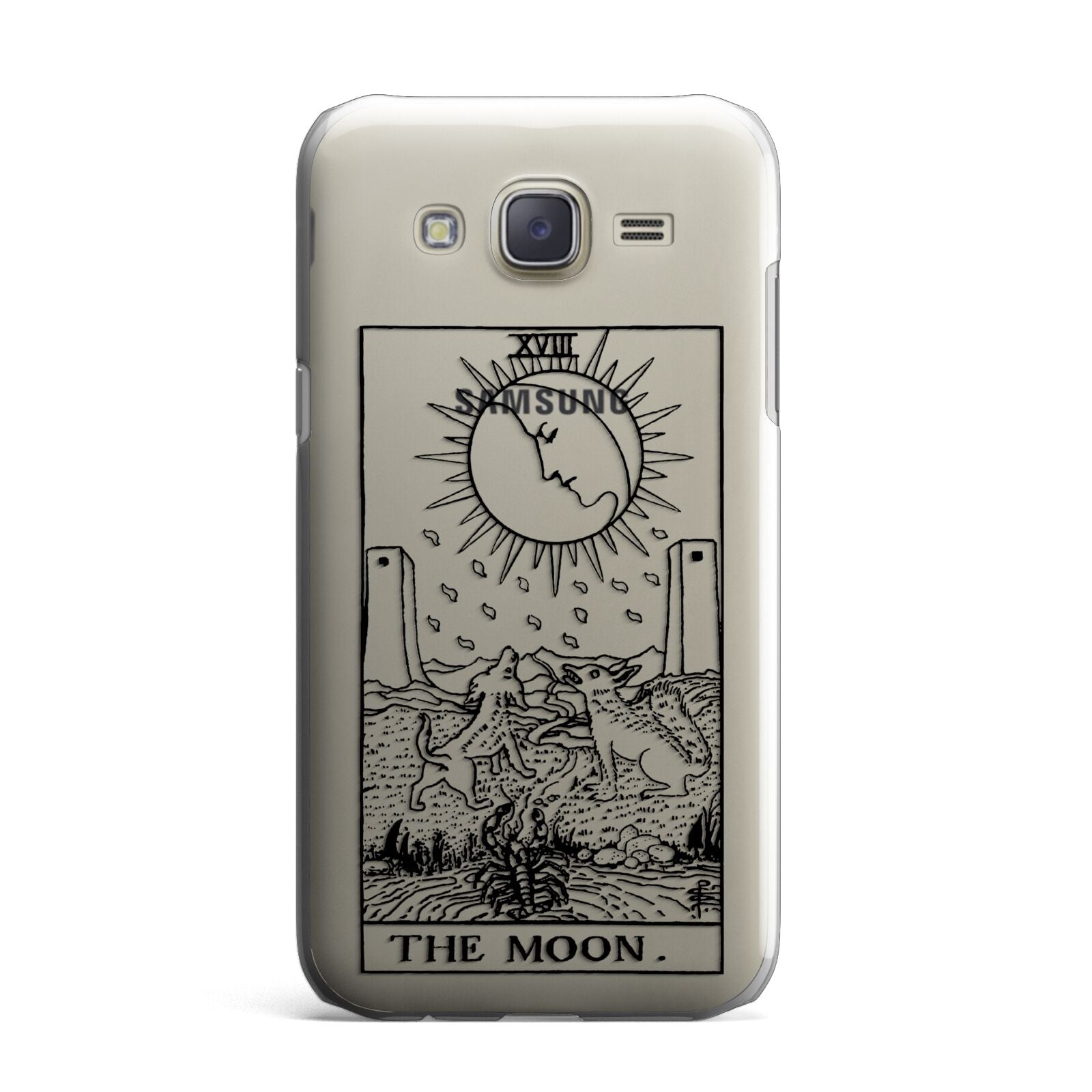 The Moon Monochrome Samsung Galaxy J7 Case