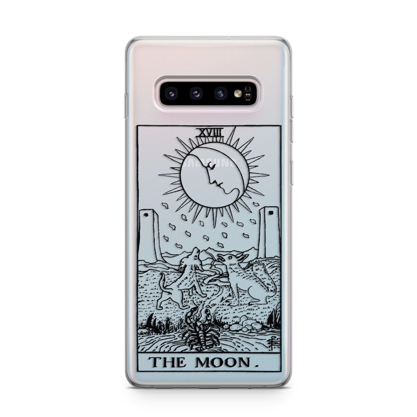 The Moon Monochrome Samsung Galaxy S10 Plus Case