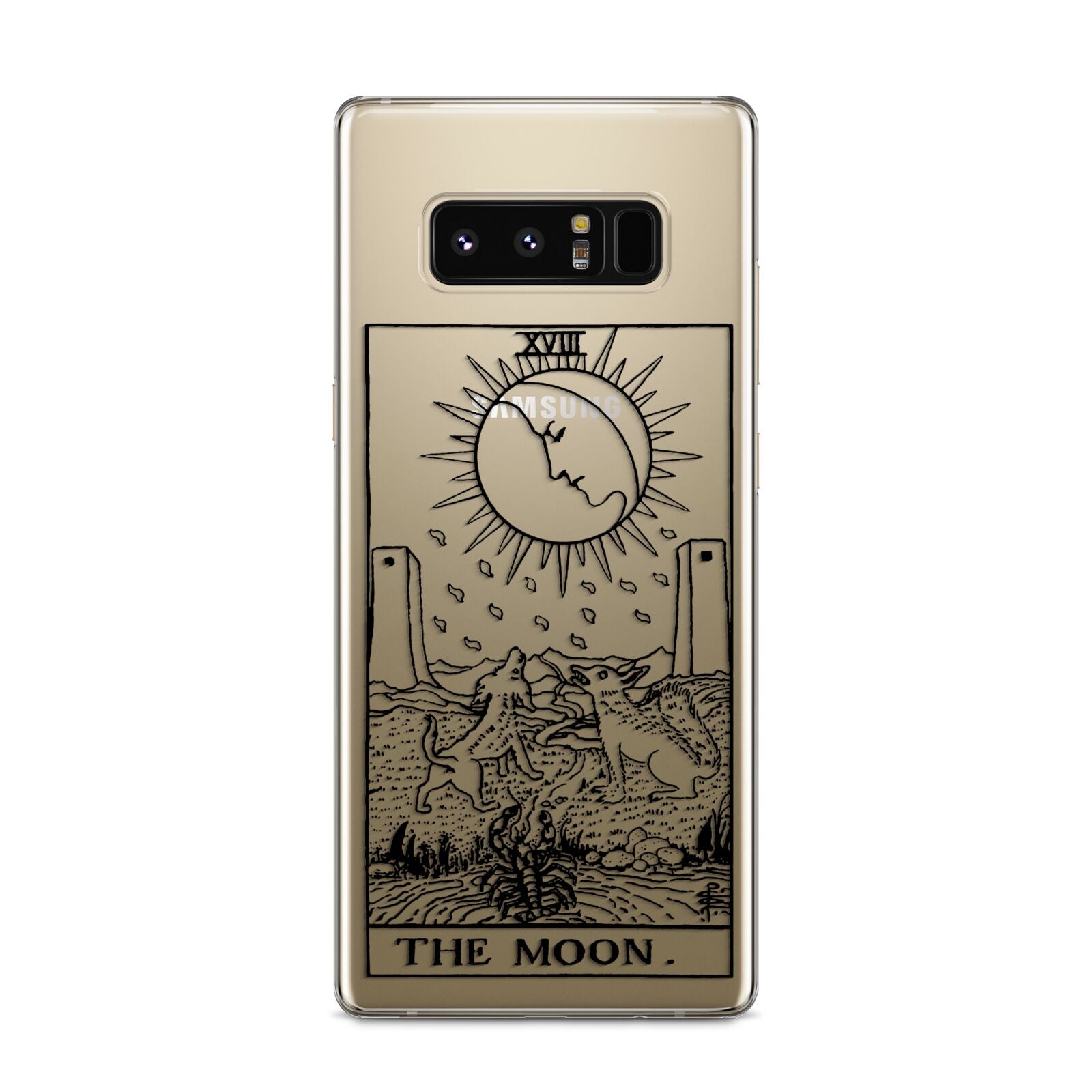 The Moon Monochrome Samsung Galaxy S8 Case