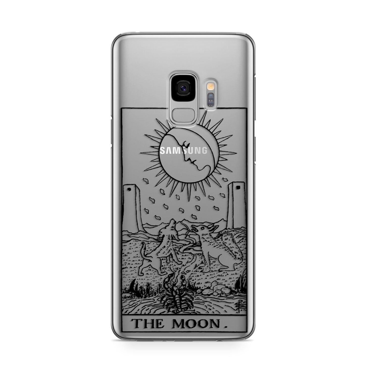 The Moon Monochrome Samsung Galaxy S9 Case