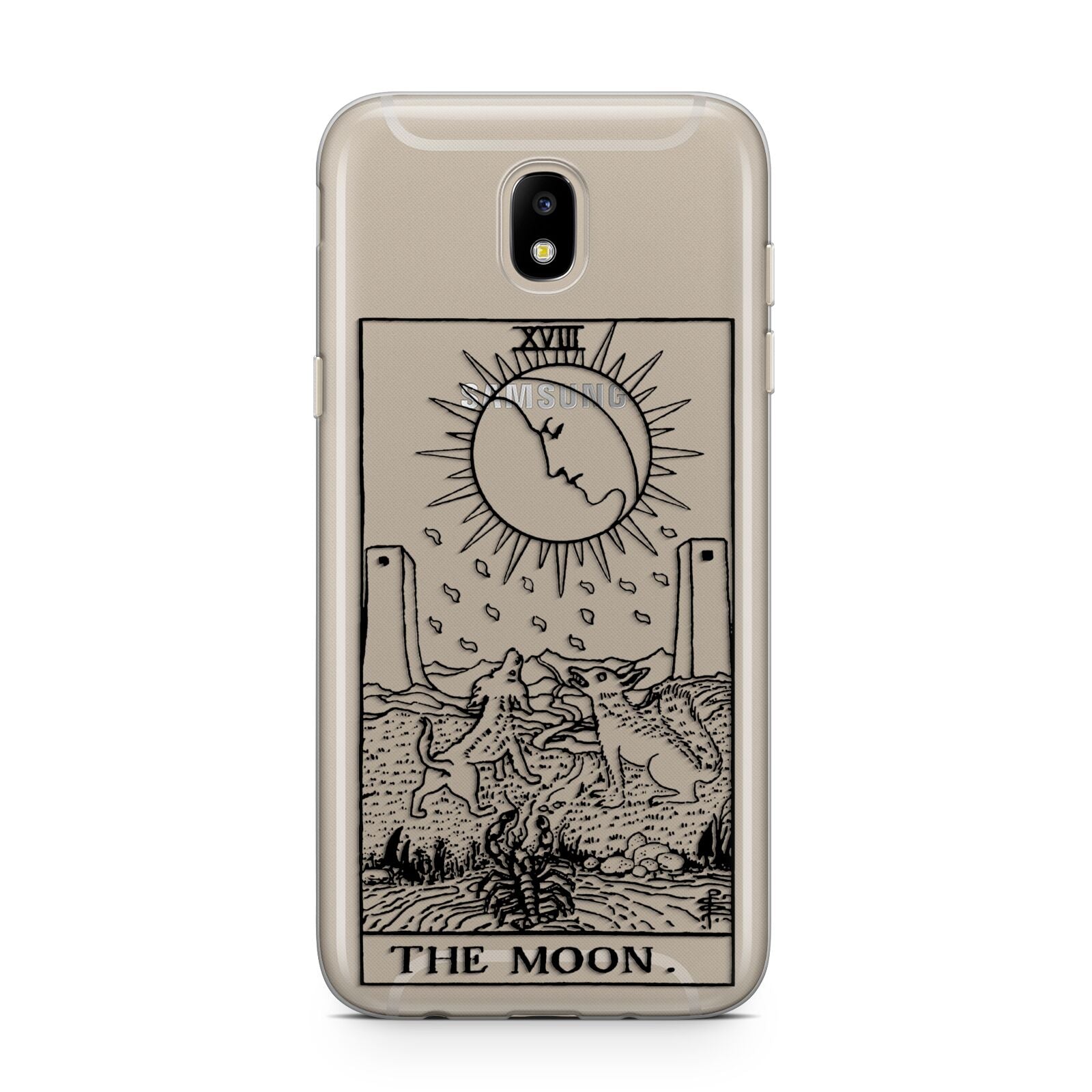 The Moon Monochrome Samsung J5 2017 Case