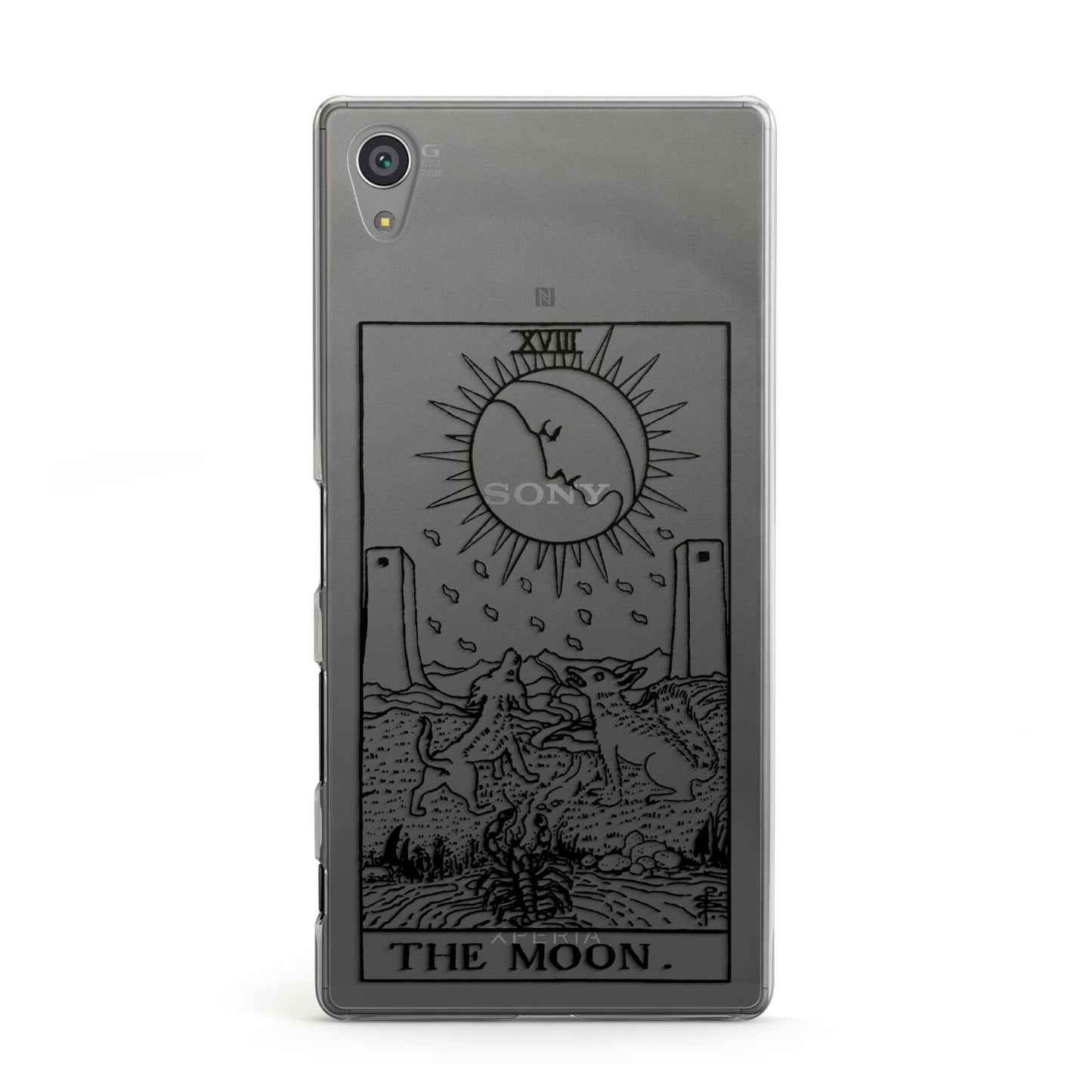 The Moon Monochrome Sony Xperia Case