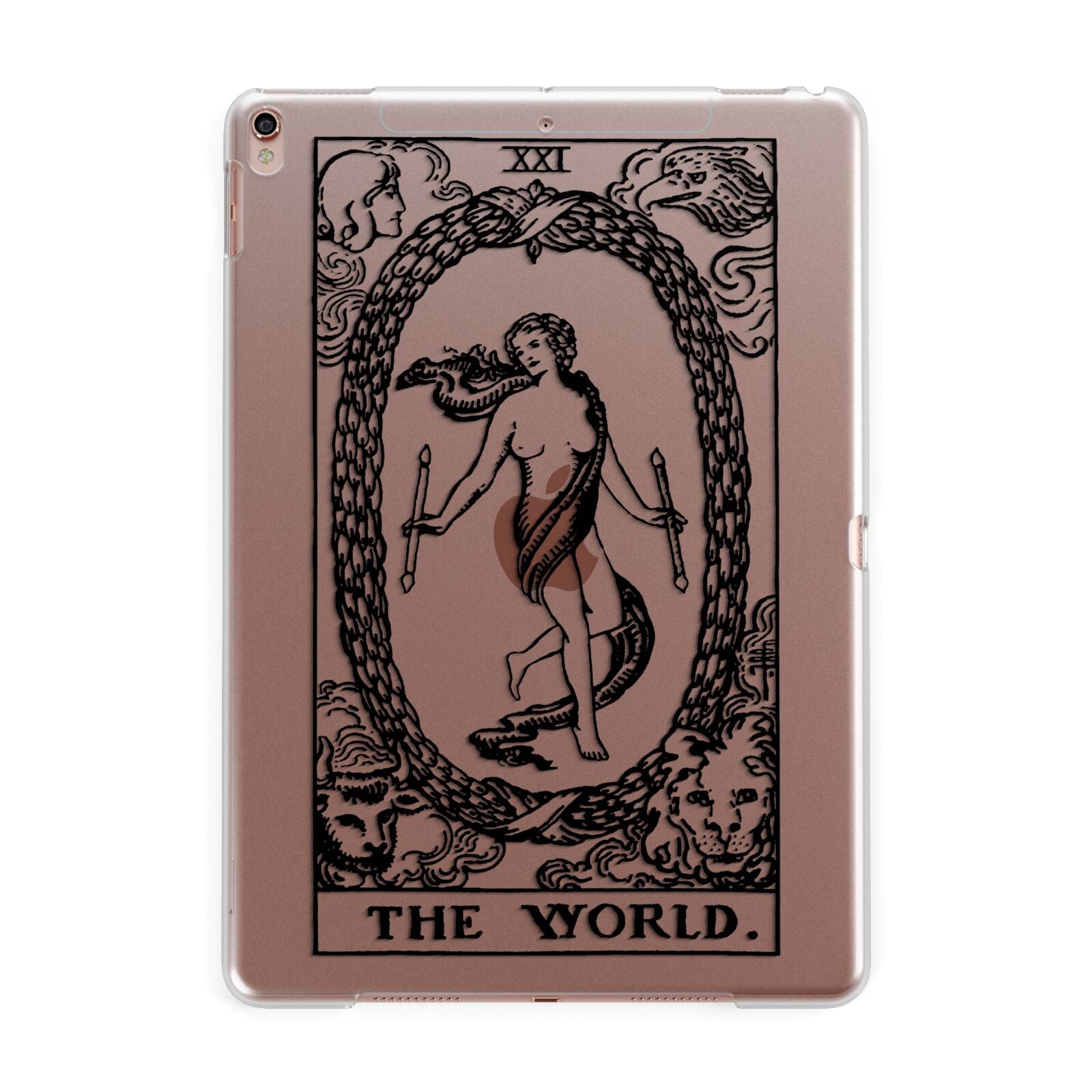 The World Monochrome Apple iPad Rose Gold Case