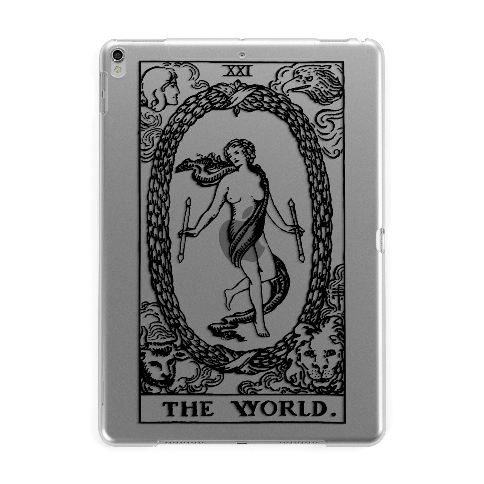 The World Monochrome Apple iPad Silver Case