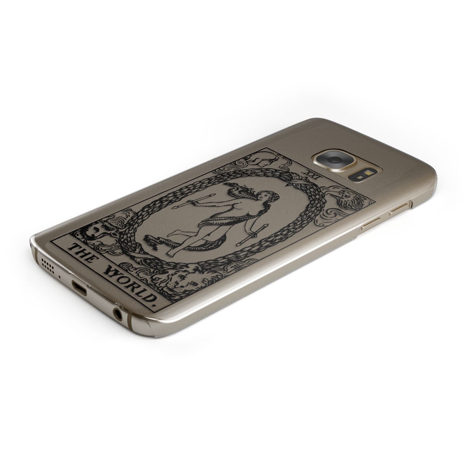 The World Monochrome Samsung Galaxy Case Bottom Cutout