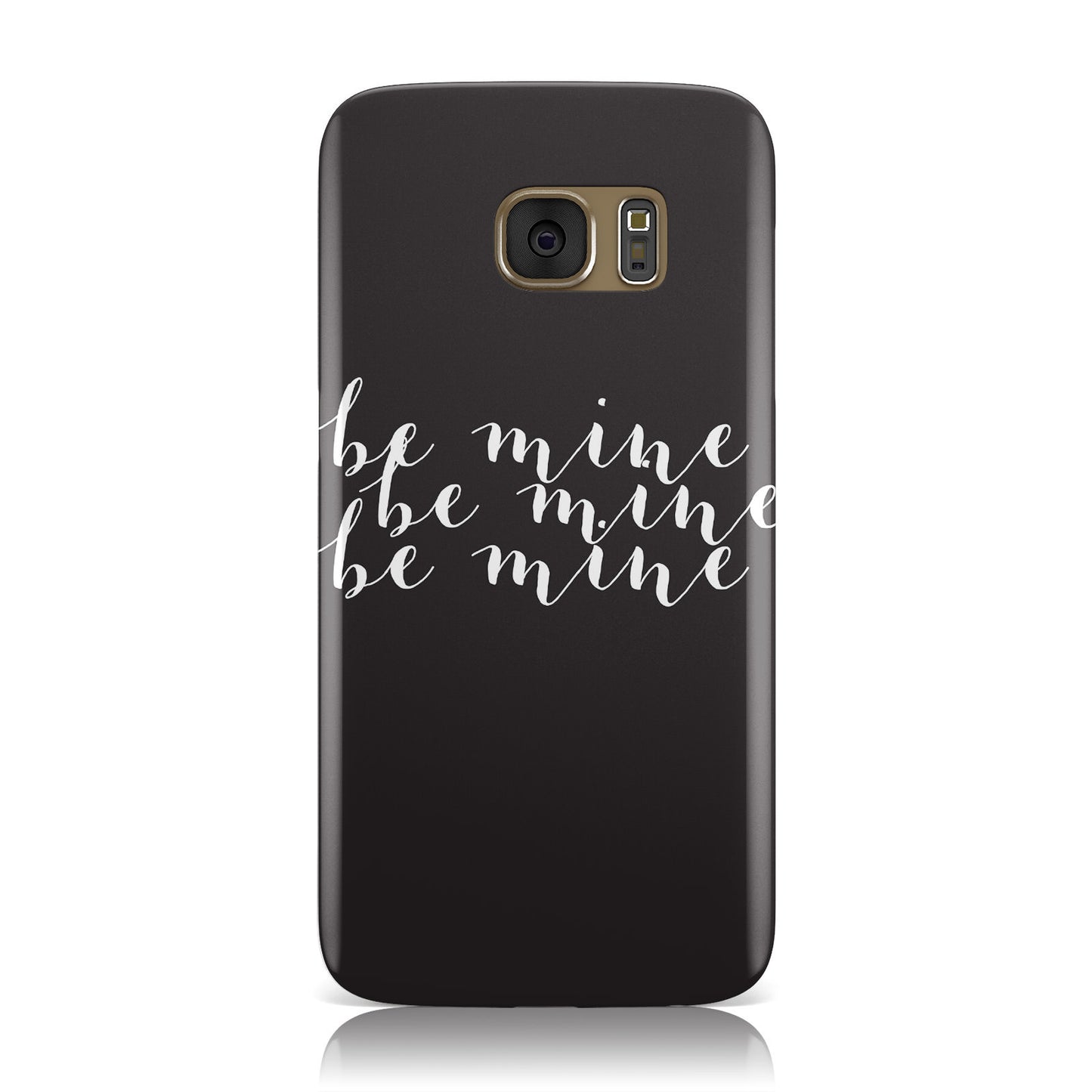 Valentines Be Mine Text Samsung Galaxy Case