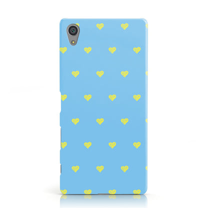 Valentines Hearts Polka Dot Sony Xperia Case